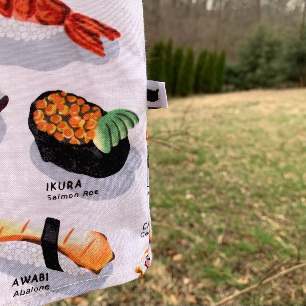The CAT’S Pajamas Women’s Sushi Print Short Sleeve Capris Pajama Set - Picture 5 of 12